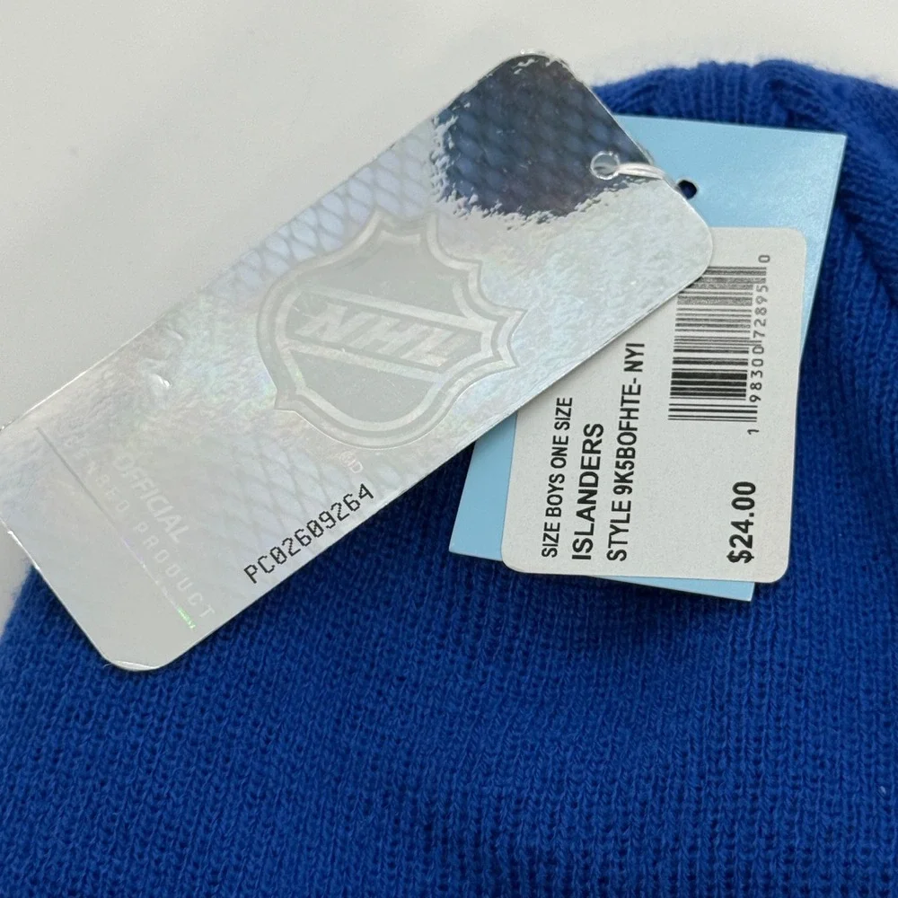 Youth NHL New‎ York Islanders Royal Blue Knit Beanie Hat OS